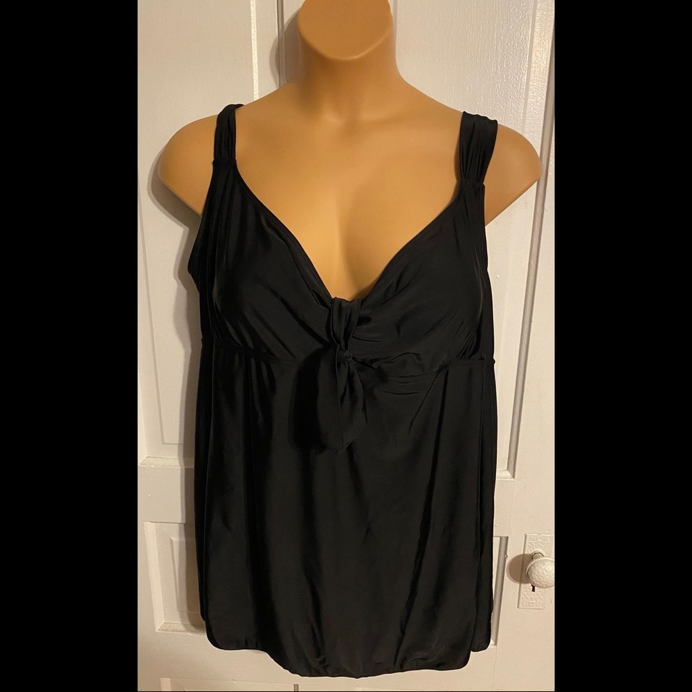 Danify Black Swim Top